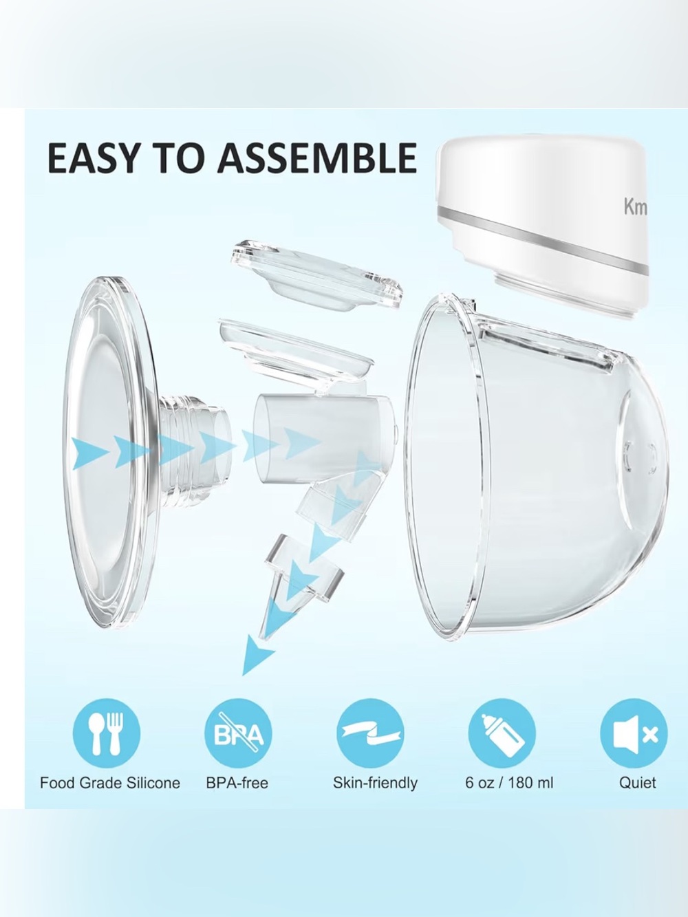 Hands Free Breast Pump, Wearable Breast Pump